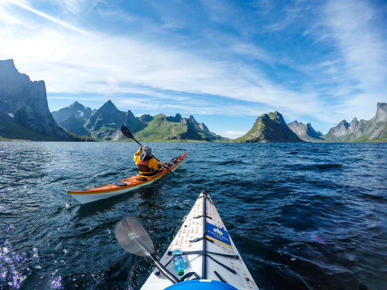 kajakpaddling norge