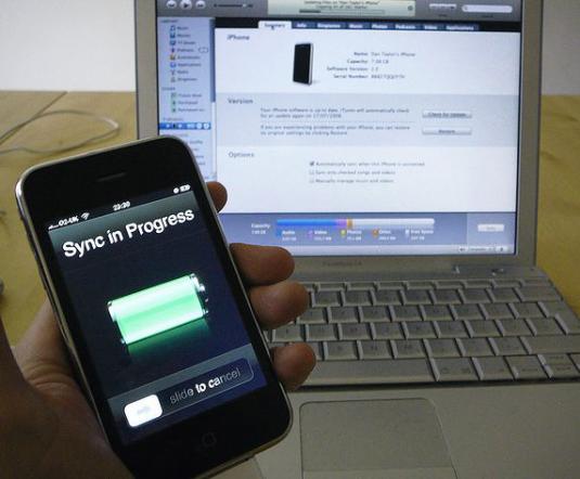 Hur synkroniserar du iphone?